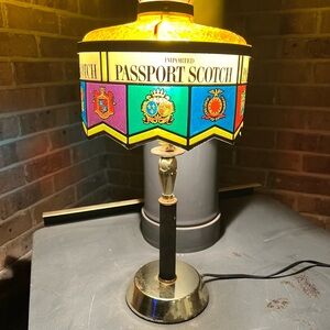 Passport Red and Blue Accent Decor